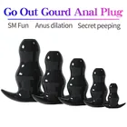 TPE полый анальный расширитель женский анальная стимуляция Douche анальный расширитель секс-игрушки для пар Анальная пробка Peep вагинальная игрушка для геев
