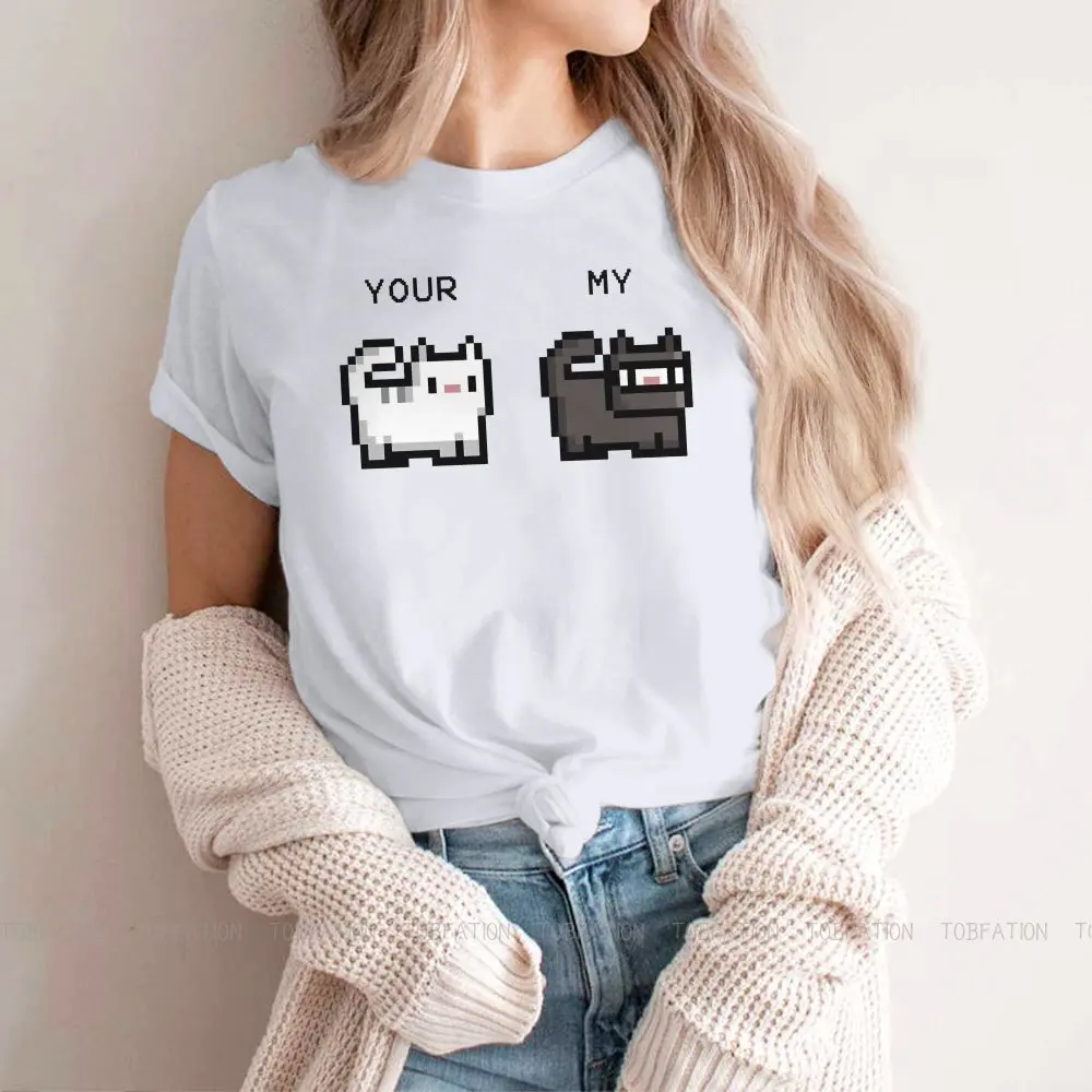 

You and I Women Clothes Ninja Cat Japanese Cute Animal Cartoon Plus Size T-shirt Harajuku Vintage Female Top