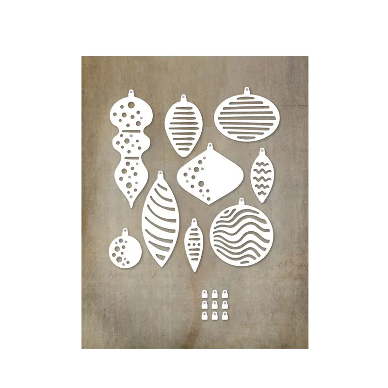 

Christmas Lights Ball Metal Cutting Dies Scrapbook Diary Decoration Stencil Embossing Template DIY Greeting Card Handmade 2021