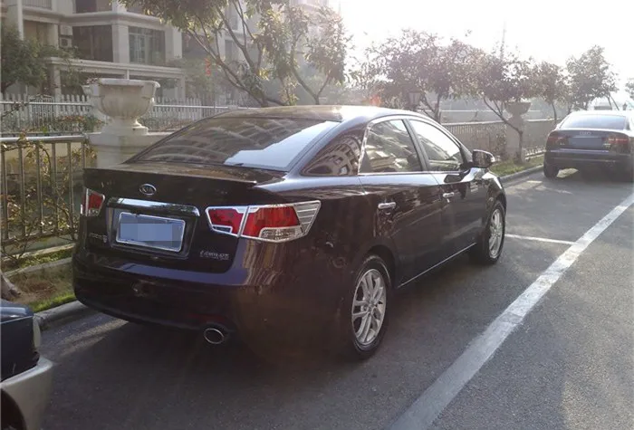 Спойлер для Kia Forte 2010 2015 спортивный спойлер из АБС пластика заднего крыла