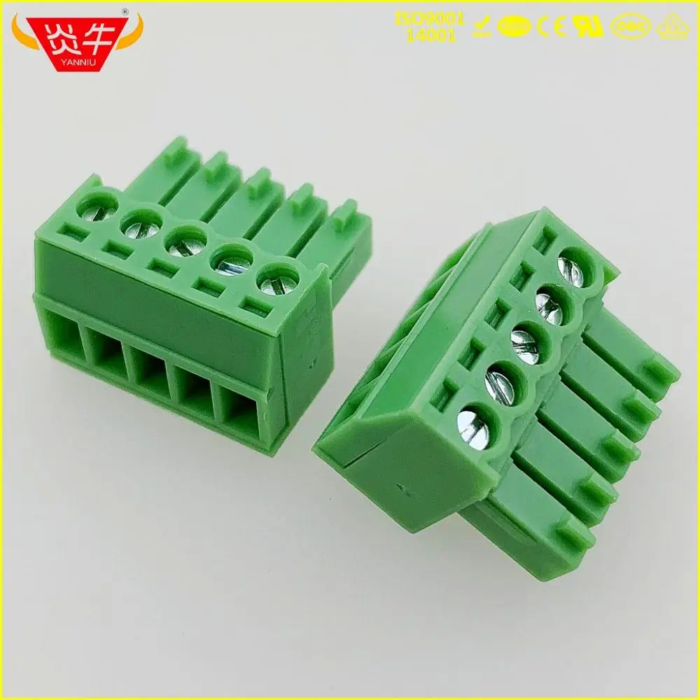 2EDGK-3.5-5P KF2EDGK 3,5 2P~ 12P PCB вставные клеммные блоки 15EDGK 3,5 мм 2PIN~ 12PIN MC 1,5/2-ST-3, 5 1840366 PHOENIX контакт DEGSON KEFA - Цвет: 2EDGK-3.5-5P