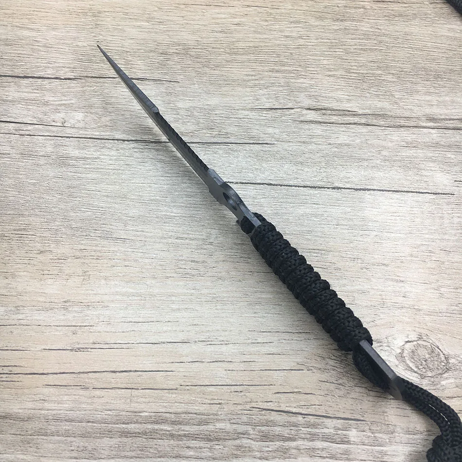 Нож 440C из нержавеющей стали для кемпинга спасения выживания защиты с серратным