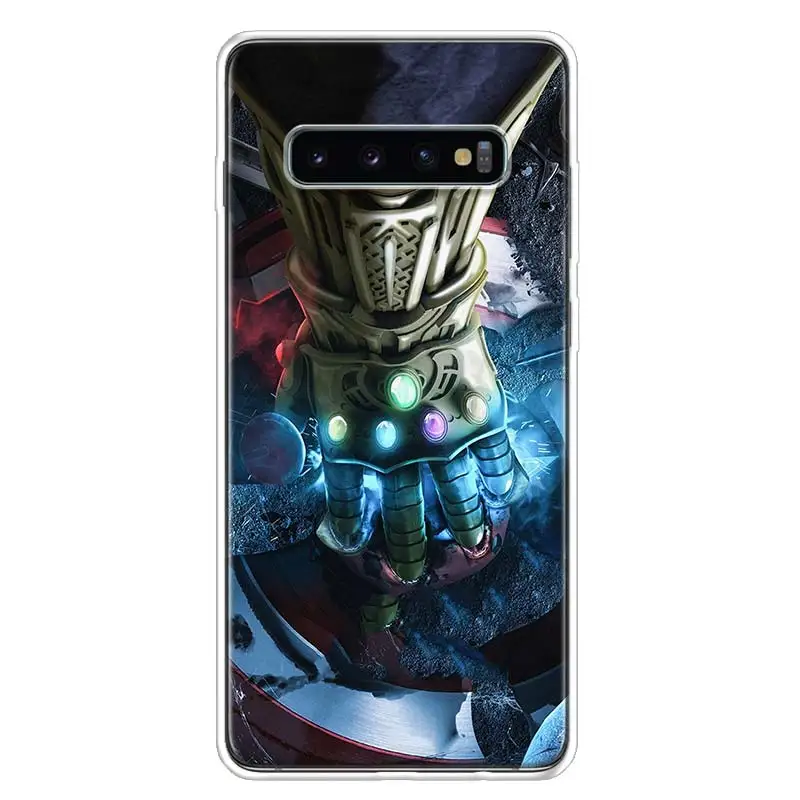 TW218-9 Thano Бесконечность перчатку крышка чехол для телефона для samsung Galaxy S10+ Note 10 9 8 S9 S8 J4 J6 J8 плюс S7 S6 корпус под плетенную сумку - Цвет: TW218-9