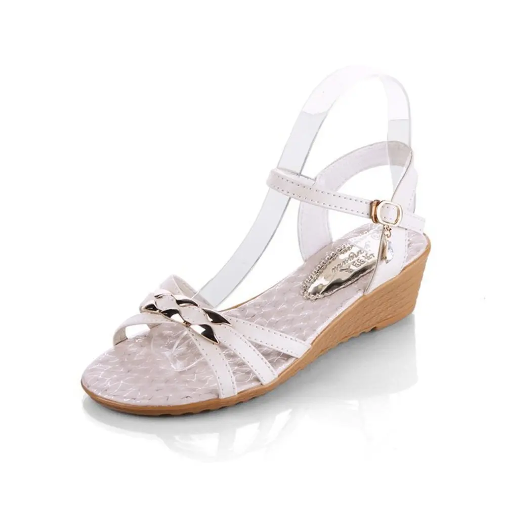 

2021 New Sandals Wedge Casual Soft Bottom Non-slip Pregnant Mouth Beach Female Sandals womens shoes