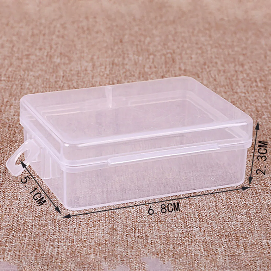 

Transparent Storage Box Clear Square Multipurpose Jewellery 6.8*5.1*2.3cm