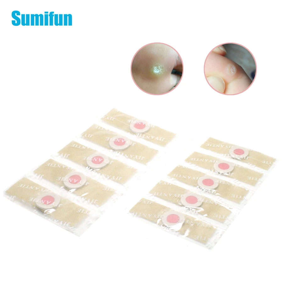 Sumifun 12 шт. ноги вытрезвителя удалитель мозолей патч для удаления пластыри на