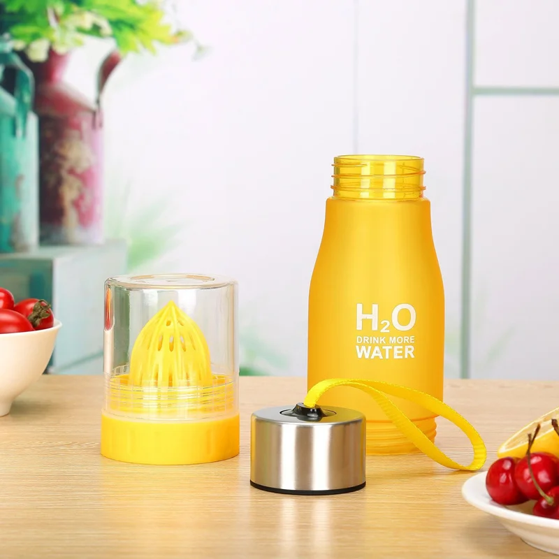 Бутылка для воды 650 мл инфузер фруктового сока зеркальная чашка кружка