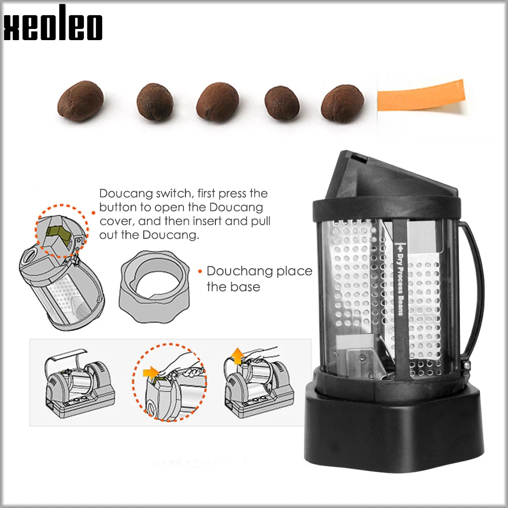 Xeoleo GENECAFE кофейные ростеры 1400 Вт/220 В 3D жаровня для кофе в зернах небольшого типа профессиональный 300 г