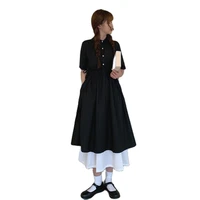 black kawaii dress japanese women girls sweet lolita dress ruffle princess fairy kawaii cute black vintage clothes