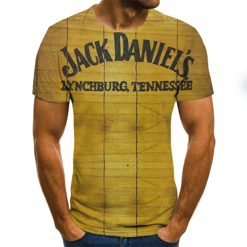 

Solid Color Text Printing Summer Round Neck Men's T-shirt, Comfortable, Breathable, Simple And Atmospheric Large T-shirt 100-6XL