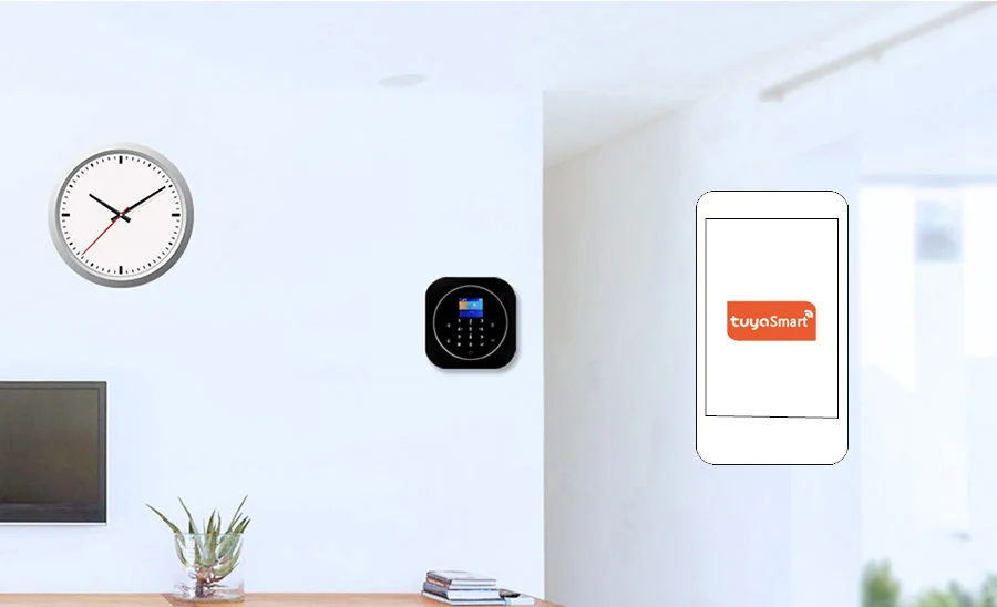 Sgooway сенсорная клавиатура Tuya Smart Life WI-FI GSM домашняя система охранной сигнализации Беспроводной с IP видео Камера Alexa Google Home