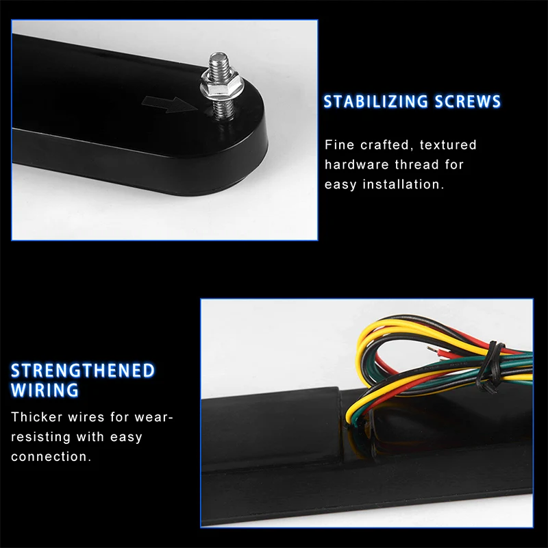 24V 12V LED Trailer Truck Brake Light Waterproof Neon 3 in 1 Halo Ring Tail Stop Flowing Turn Signal Lamp | Автомобили и