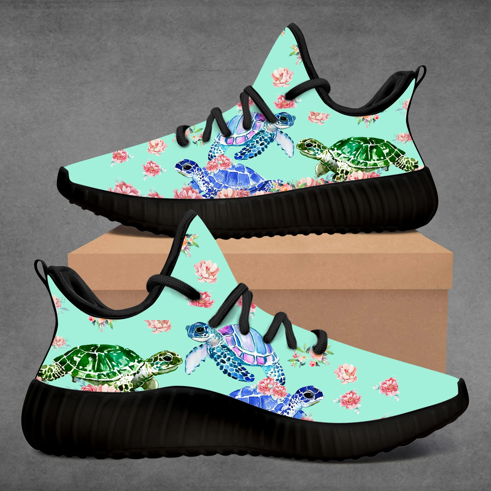 

Custom Sneakers Sea Turtle Gym For Women Zapatos Hombre Shoes For Men