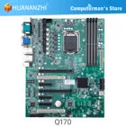 Материнская плата HUANANZHI Q170, Intel LGA 1151, поддержка 6789 поколения DDR4 64 Гб 213324002666 МГц USB3.0 SATA3.0