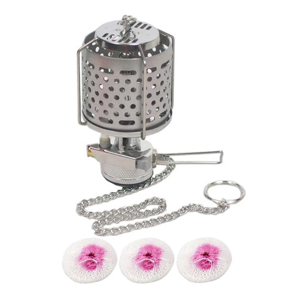 Ультралегкий портативный газовый мини фонарь для кемпинга туристическая