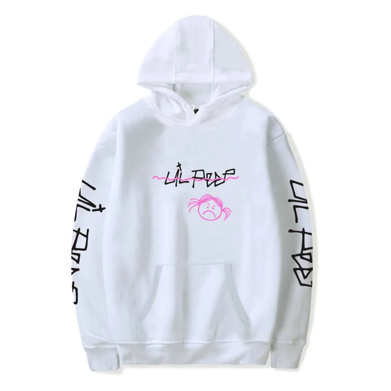 Lil Peep Забавный пуловер Lil Peep толстовки с принтом больших размеров для мужчин Повседневная Уличная Толстовка с длинным рукавом - Цвет: Hoodies 12