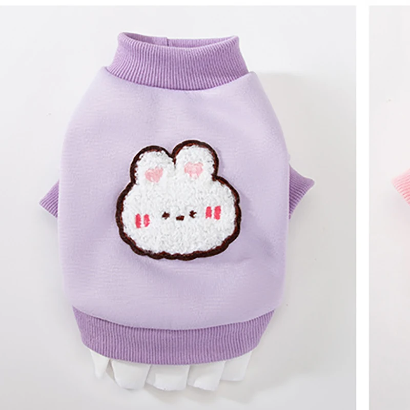 

Свитеры для маленьких домашних питомцев, зимнее пальто для французского бульдога, Йорка, свитшот с милым медведем и щенком, одежда для чихуа...