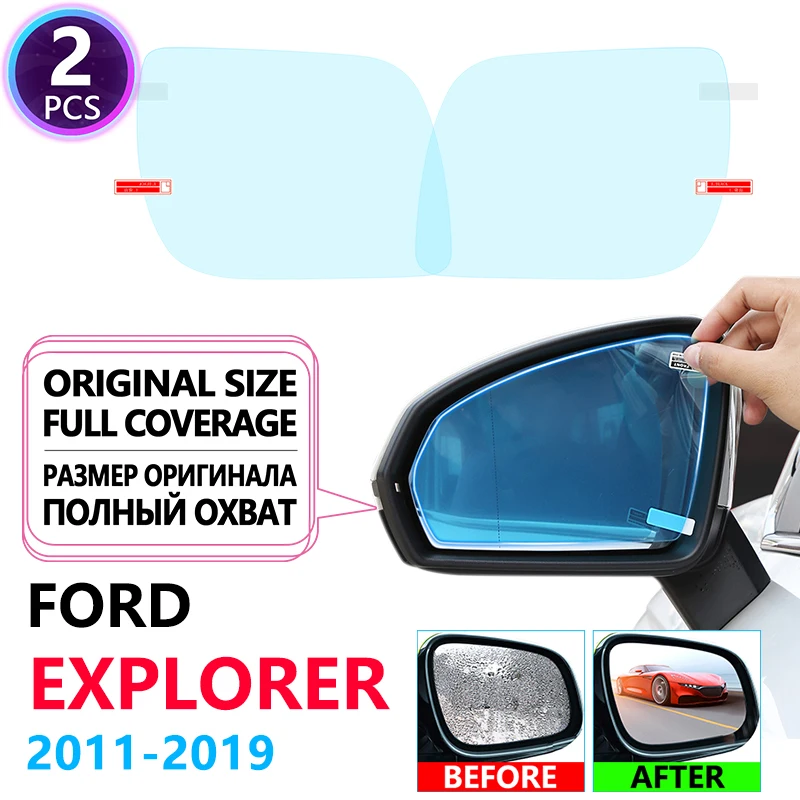 Полноразмерная противотуманная пленка зеркала заднего вида для Ford Explorer U502 MK5 2011 ~