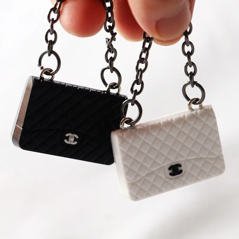 1 шт. миниатюрный кукольный домик черно-белая Сумочка для покупок миниатюрное