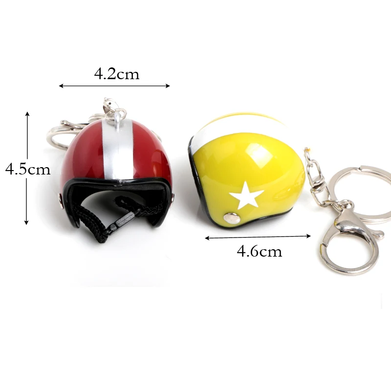 Брелок для ключей на мотошлем мужчин и женщин милый аксессуар от шлема в подарок
