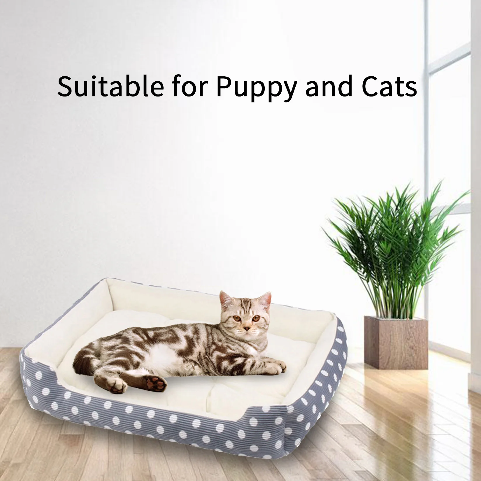 Удобная противоскользящая Лежанка для собаки домик маленьких и средних собак