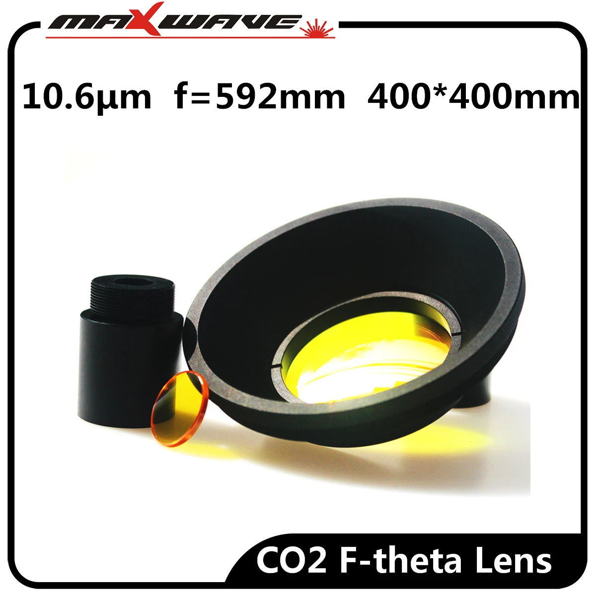 

400x400mm working size 10.6μm F-theta Lens Field Lens CO2 Optical Laser Marking Focus lens
