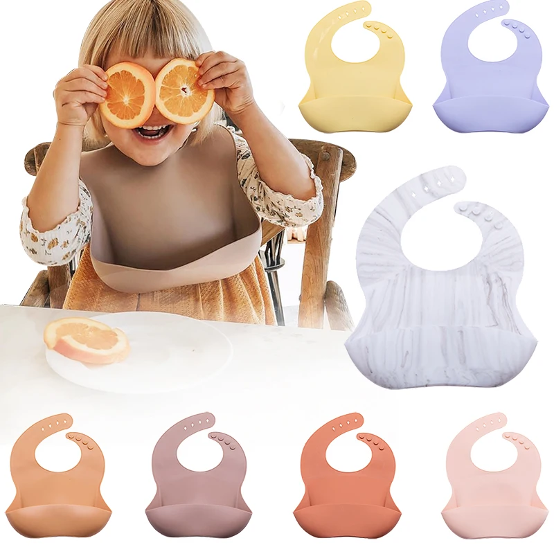 

Let'S Make 1pc Silicone Bibs For Kids Newborn Baby Feeding Tableware Waterproff Baby Bibs For Toddler Breakfast Feedings