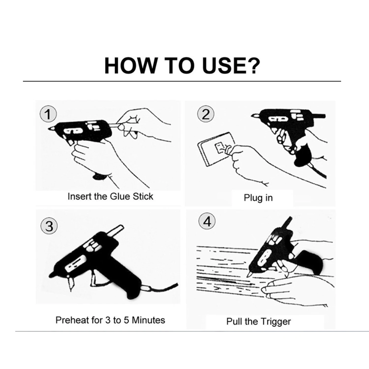 Пистолет для термоплавкого клея 60 Вт/100 Вт | Инструменты