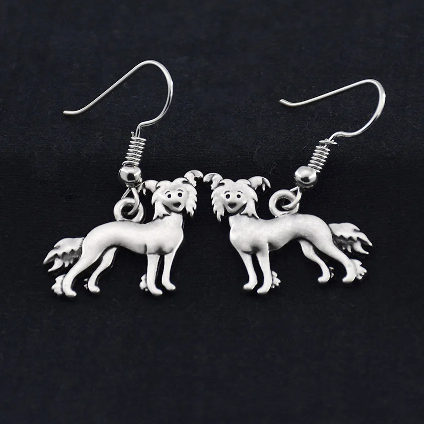 Китайские серьги капельки Fei Ye в форме лап большие длинные для женщин модные