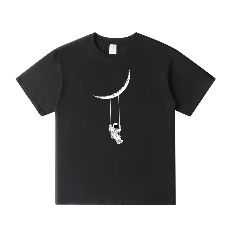 

Astronauts dancing print funny mens o-neck t shirts fashion men's tops men T-shirt men tshirt male men tee shirts