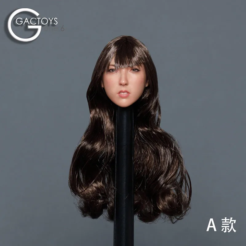 

1/6 GACTOYS GC043 Статуэтка женщины-солдата из Азии, красивая голова, резьба головы, цвет загара, подходит для TBL 12 дюймов, экшн-фигурка
