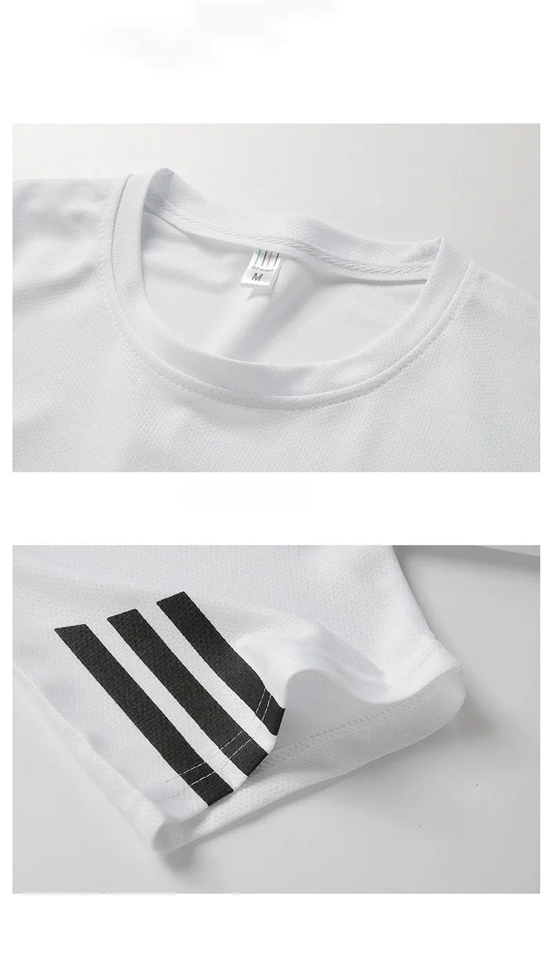 

2021 brand breathable cool quick-drying T-shirt suit running sportswear + beach shorts plus size men's summer suit S-4XL