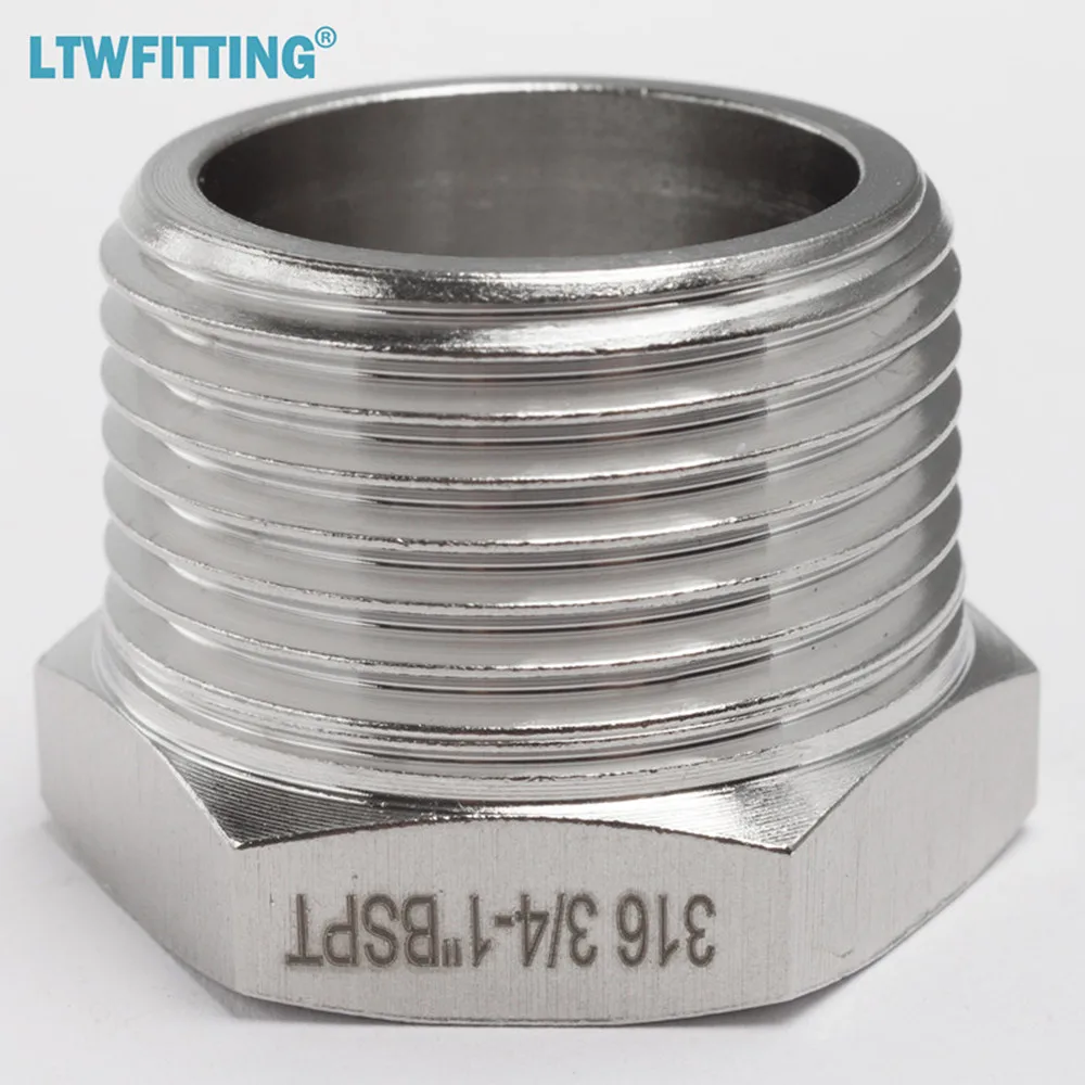 LTWFITTING Нержавеющая сталь 316 трубы с шестигранной головкой втулка редуктора