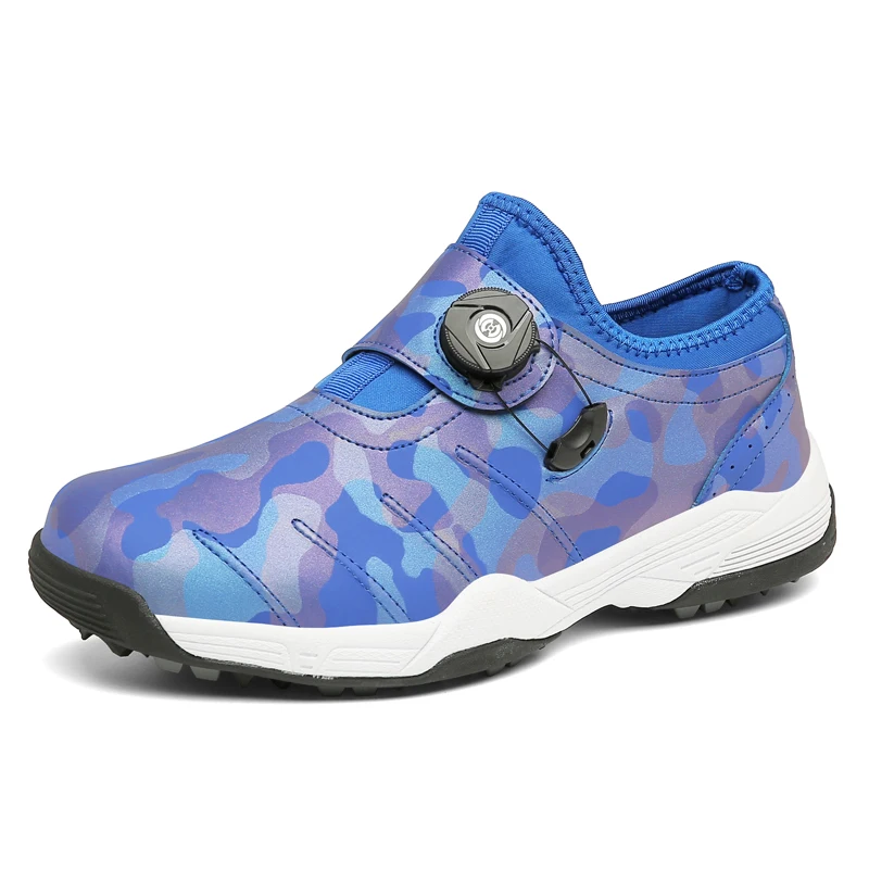 

Big Size 35-47 Golf Shoes for Men Comfortable Non Slip Walking Sneakers Quick Lacing Spikeless Golf Shoes Training Sneakers
