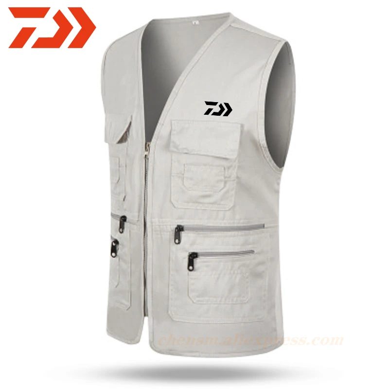 Мужской летний жилет Dawa с несколькими карманами для фотосъемки мужской Daiwa