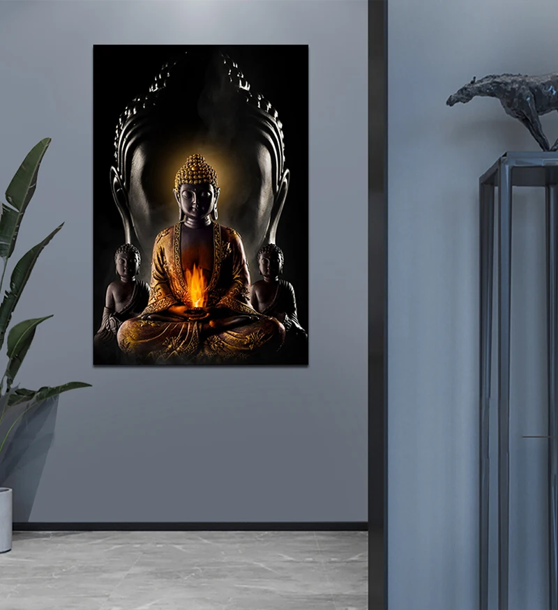 Абстрактная картина лорд Будды принты на холсте художественные картины плакаты