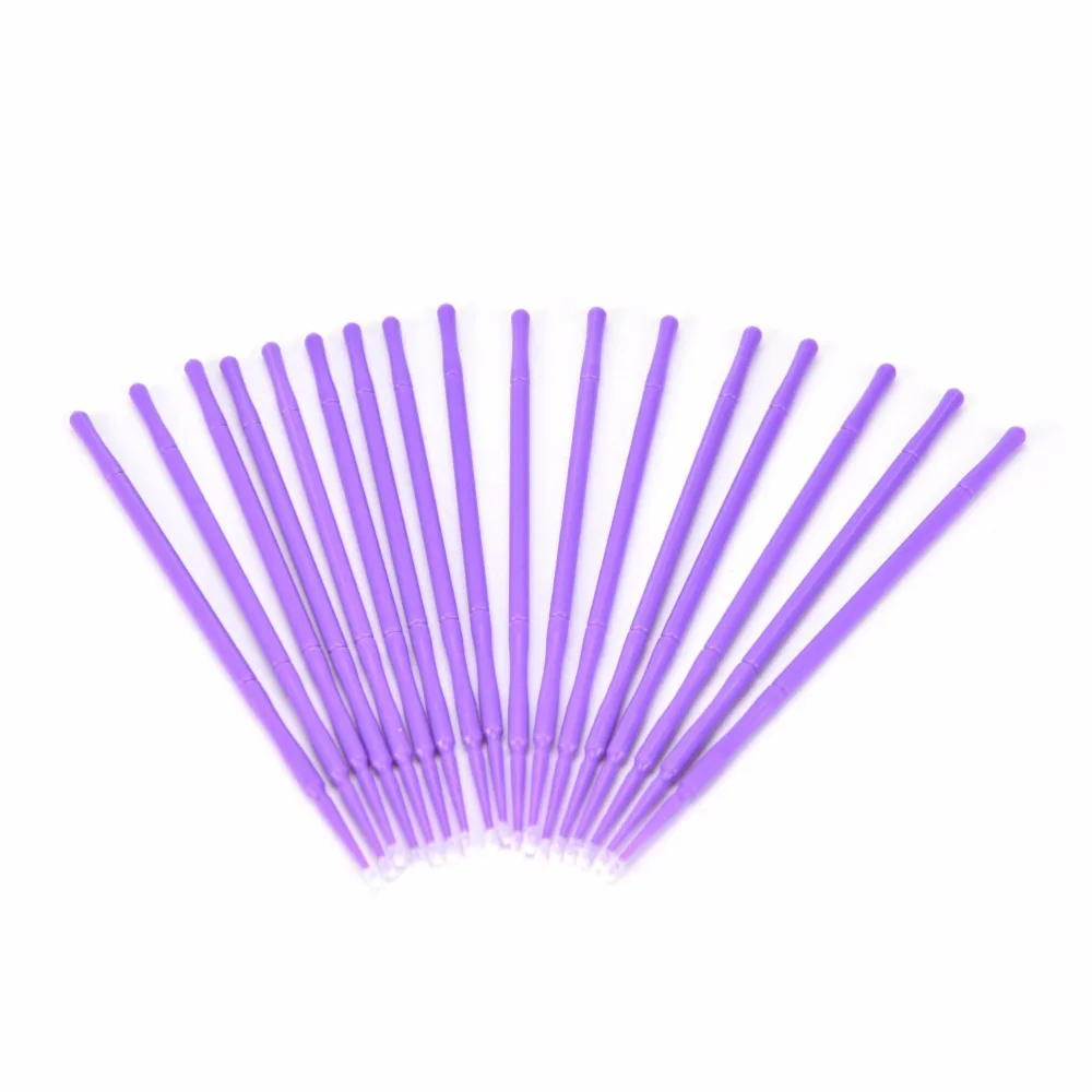 Щёточки для наращивания ресниц MicroBrush одноразовые щёточки щётки коррекции Micro Brush