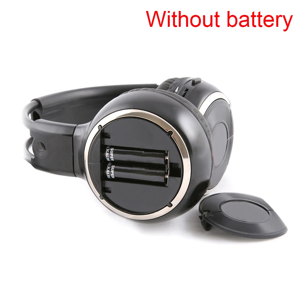 Двухканальный над ухом аудио кабель инфракрасный стерео удобные для вождения