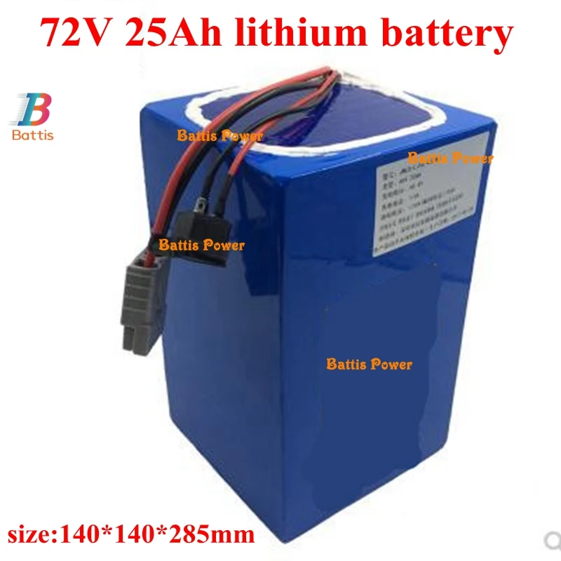 Литий-ионная батарея 72v 70Ah литий-ионный аккумулятор с 100A BMS для 6000 Вт 7200 велосипед