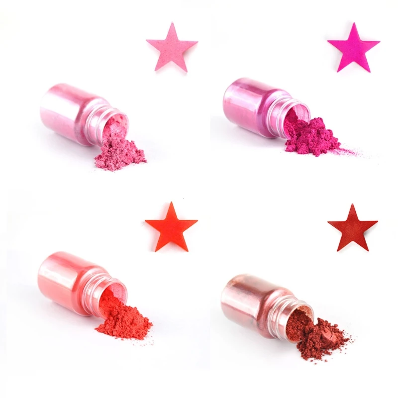 

18 Colors Mica Powder Epoxy Resin Color Pigment Dye Set Cosmetic Grade Mica Powder for Lip Gloss Soap Making Bath Bomb
