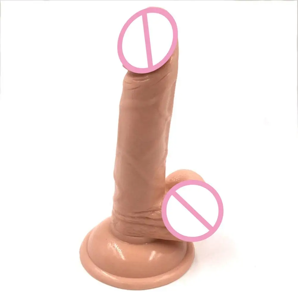 16 см * 3 ПВХ силиконовый маленький большой фаллоимитатор для женщин реалистичный