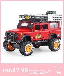1/32 Diecasts& игрушечный транспорт Mercedes G65 AMG Модель автомобиля со звуком и светильник коллекция автомобиля игрушки для мальчика Детский подарок brinquedos