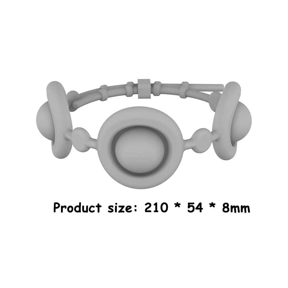 

Silicone Push Bubble Sensory Toy Wristband Anti-stress Relaxing Fidget Autism Toys Stress Relieve Special Needs for Kids#20