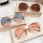 Женские солнцезащитные очки без оправы, UV400