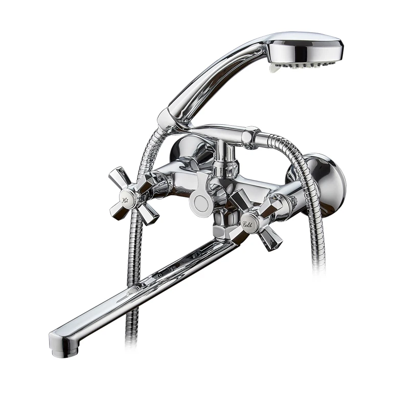 LEDEME Смеситель для ванны с длинным изливом 300мм. латунь Цвет: хром L2590 |