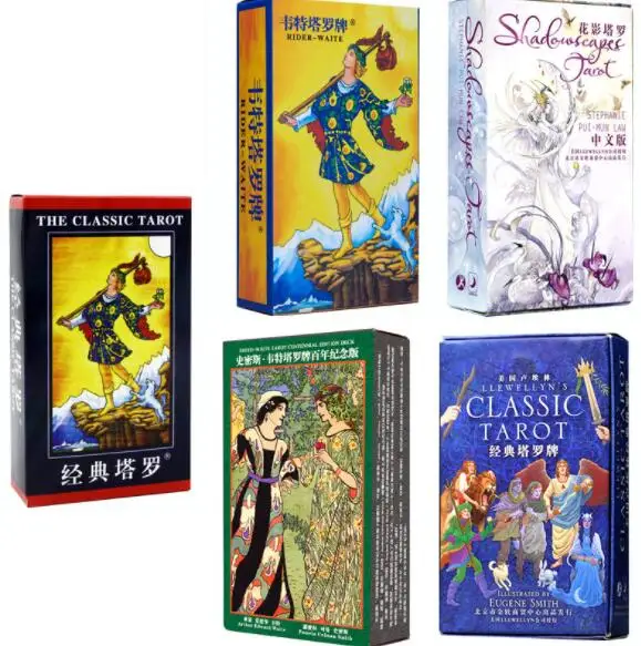 10 видов колода карт Таро карточки для настольных игр Игра манга/Классика/Тени
