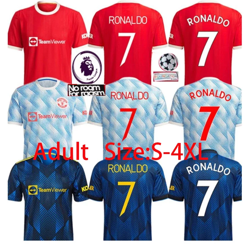 

21 22 RONALDO SANCHO jerseys 2021 2022 MANCHESter POGBA VARANE CAVANI SHAW B Camiseta de fútbol del equipo UNITED GREENWOOD, cam