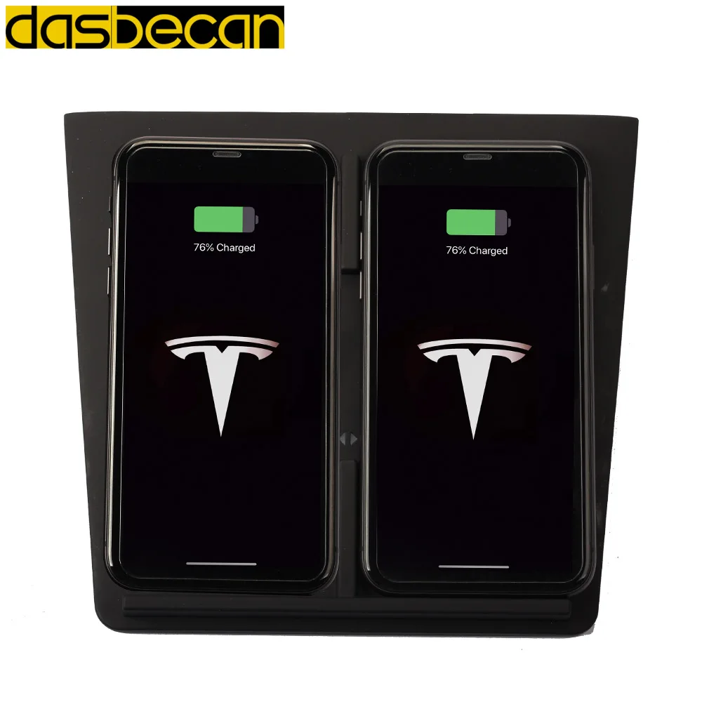 Аксессуары для интерьера бренда Tesla Model 3 беспроводное двойное зарядное