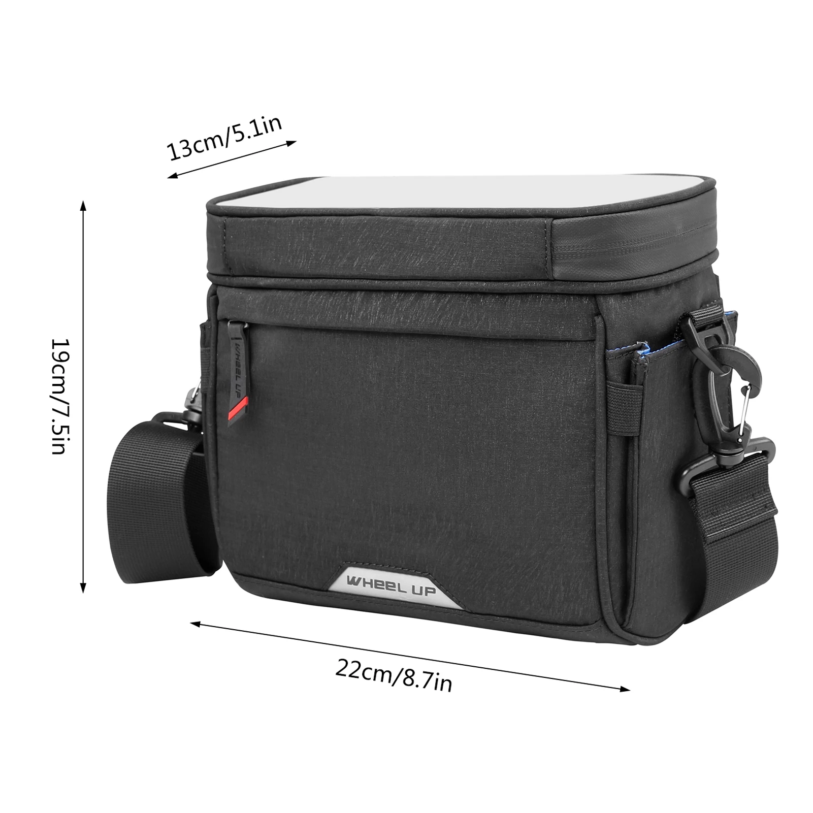 

Многофункциональная велосипедная сумка, водонепроницаемая сумка на руль велосипеда, сумка для велоспорта с сенсорным экраном, сумка через ...