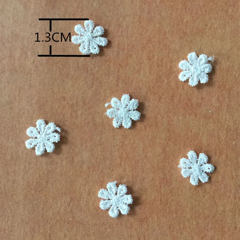 1 bag 5000pcs Embroidery lace small flower applique for sewing apparel and hometextile DIY stiching accessory | Дом и сад